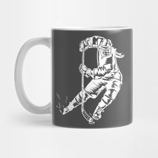 Woman Hockey Player Mug